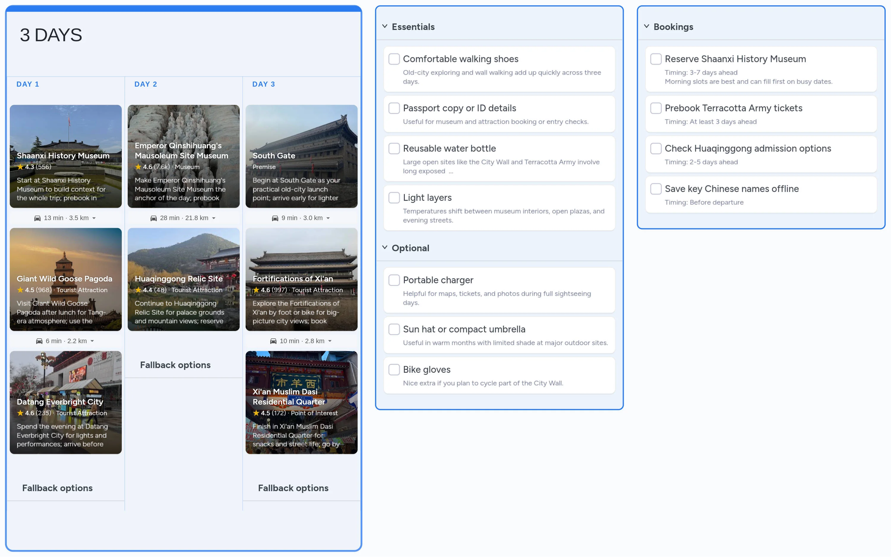 Xi'An template board preview