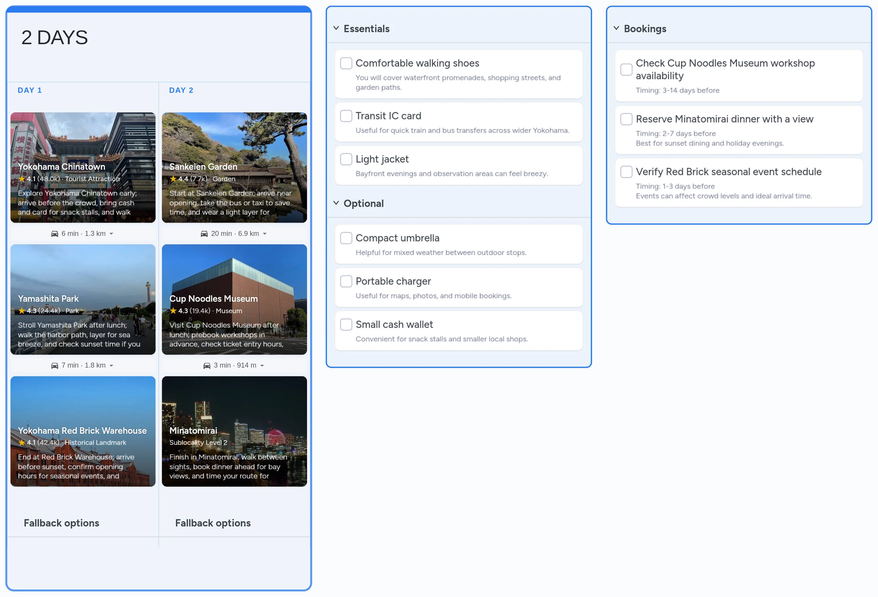 Yokohama template board preview