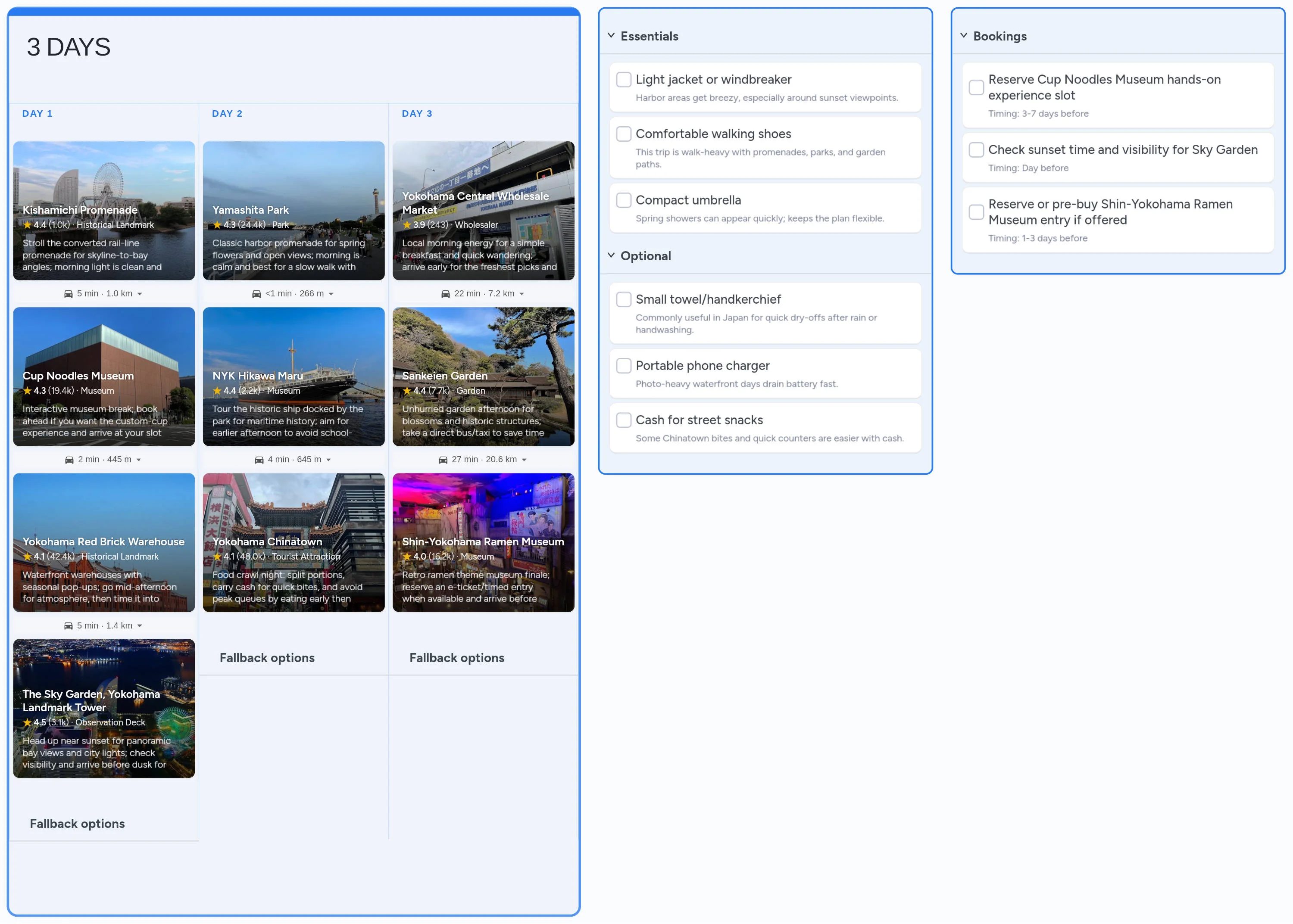 Yokohama template board preview