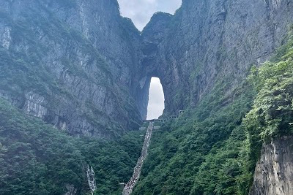 Tianmen Mountain National Forest Park in Zhangjiajie