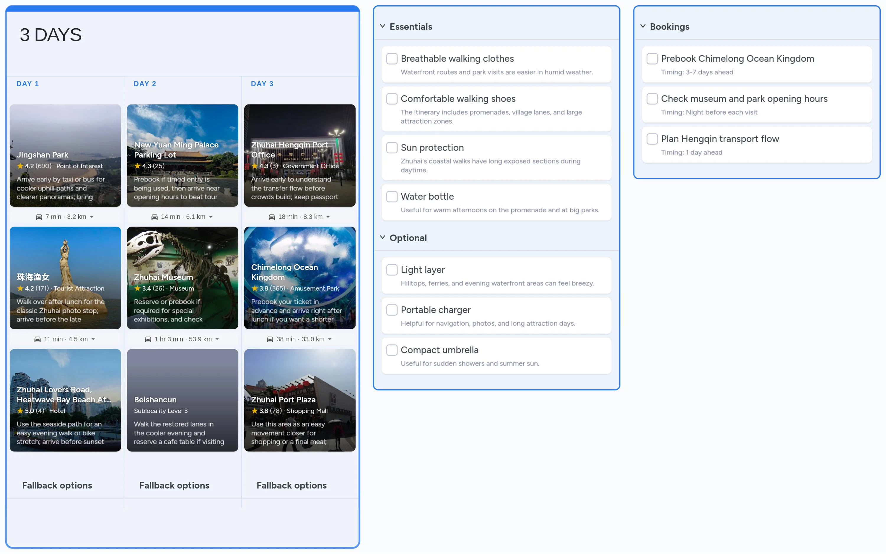 Zhuhai template board preview
